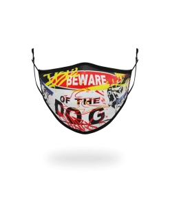 SPRAYGROUND® ADULT BEWARE OF THE DOG FORM-FITTING FACE MASK