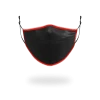 SPRAYGROUND® FACE MASKS ADULT VERTICAL SHARK (BLACK) FORM-FITTING FACE MASK