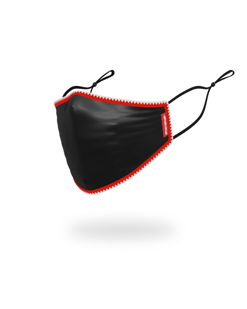 SPRAYGROUND® FACE MASKS ADULT VERTICAL SHARK (BLACK) FORM-FITTING FACE MASK 2 SPRAYGROUND® FACE MASKS ADULT VERTICAL SHARK (BLACK) FORM-FITTING FACE MASK