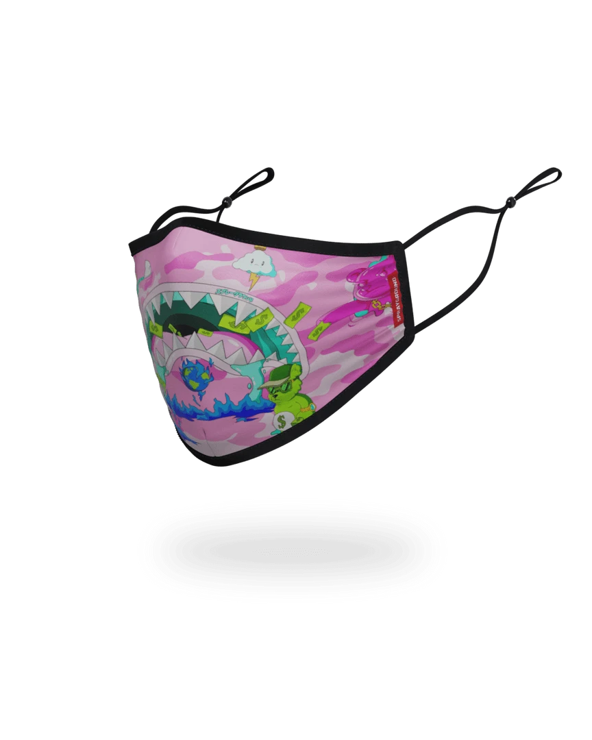 SPRAYGROUND® ADULT DBD LAND FORM-FITTING FACE MASK FACE MASKS SPRAYGROUND® ADULT DBD LAND FORM-FITTING FACE MASK FACE MASKS