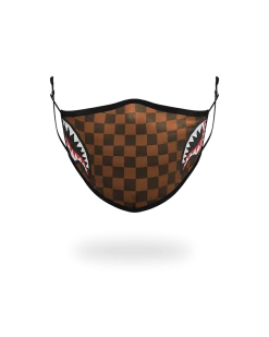 SPRAYGROUND® ADULT SHARKS IN PARIS (SIDE SHARK) FORM-FITTING FACE MASK FACE MASKS