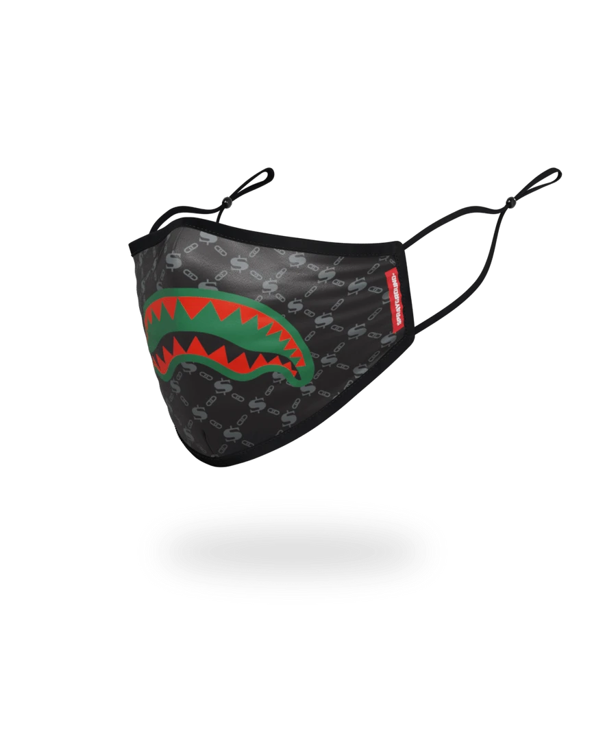 SPRAYGROUND® ADULT SPUCCI (BLACK) FORM-FITTING FACE MASK FACE MASKS 2 SPRAYGROUND® ADULT SPUCCI (BLACK) FORM-FITTING FACE MASK FACE MASKS