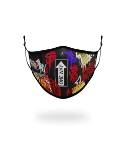 SPRAYGROUND® ADULT ONE WAY FORM-FITTING FACE MASK FACE MASKS