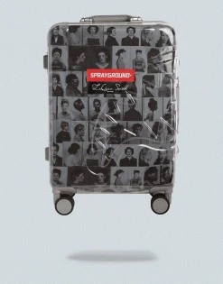 SPRAYGROUND® COLLABS LAQUAN SMITH EMBOSSED CLEAR 3M CARRY-ON