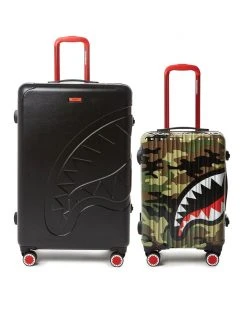 SPRAYGROUND® LUGGAGE SETS FULL-SIZE BLACK CARRY-ON CAMO LUGGAGE BUNDLE