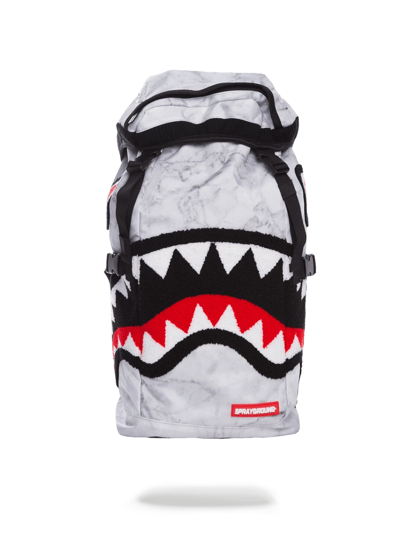 SPRAYGROUND® WHITE MARBLE TOP LOADER SPRAYGROUND® WHITE MARBLE TOP LOADER