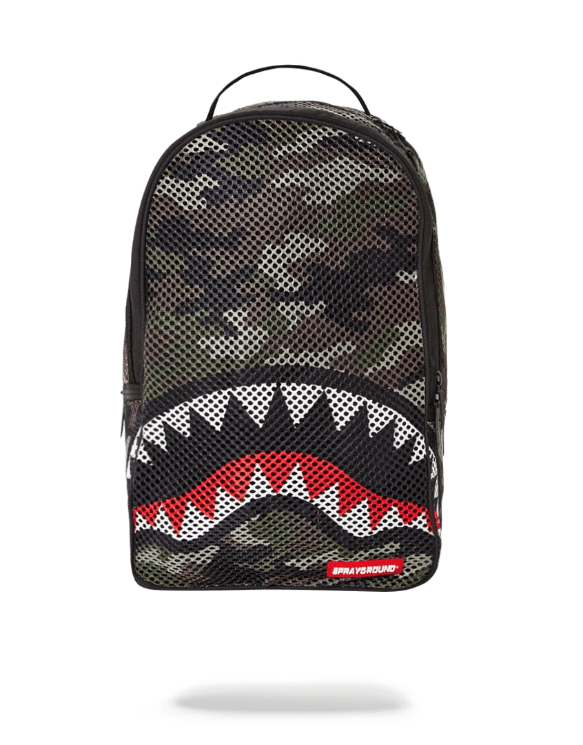 SPRAYGROUND® BACKPACKS CAMO MESH SHARK SPRAYGROUND® BACKPACKS CAMO MESH SHARK