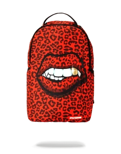SPRAYGROUND® RED LEOPARD LIPS BACKPACKS