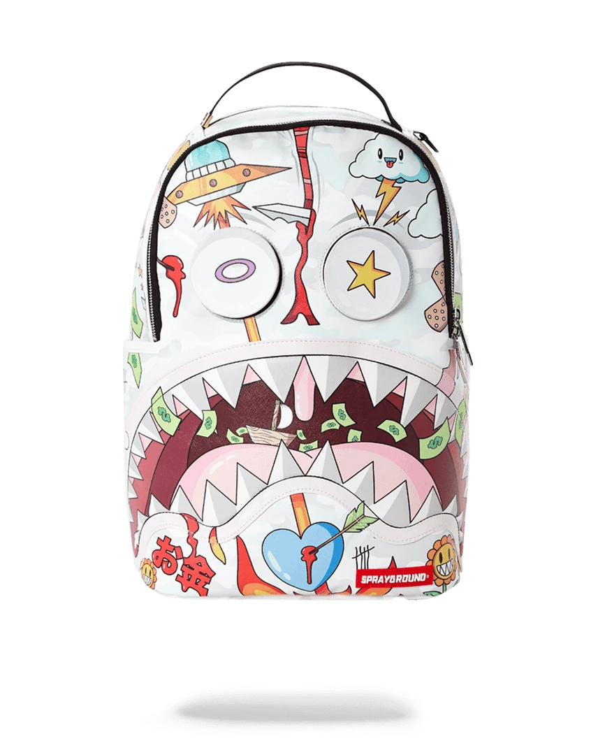 SPRAYGROUND® DISTURBED SHARK BACKPACKS SPRAYGROUND® DISTURBED SHARK BACKPACKS