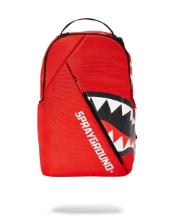 SPRAYGROUND® ANGLED SHARK (RED) BACKPACKS