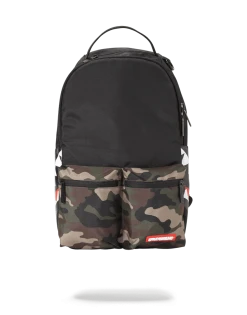 SPRAYGROUND® BACKPACKS CAMO SIDE SHARK DOUBLE CARGO