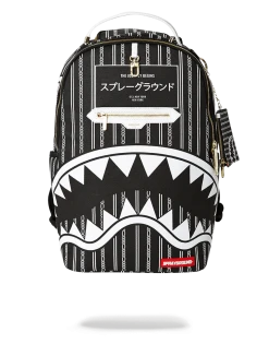 SPRAYGROUND® REVERSE SHARKS IN PARIS (BLACK) BACKPACKS