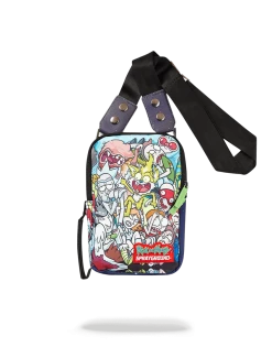 SPRAYGROUND® RICK & MORTY CRAMMED SLING CROSSBODYS