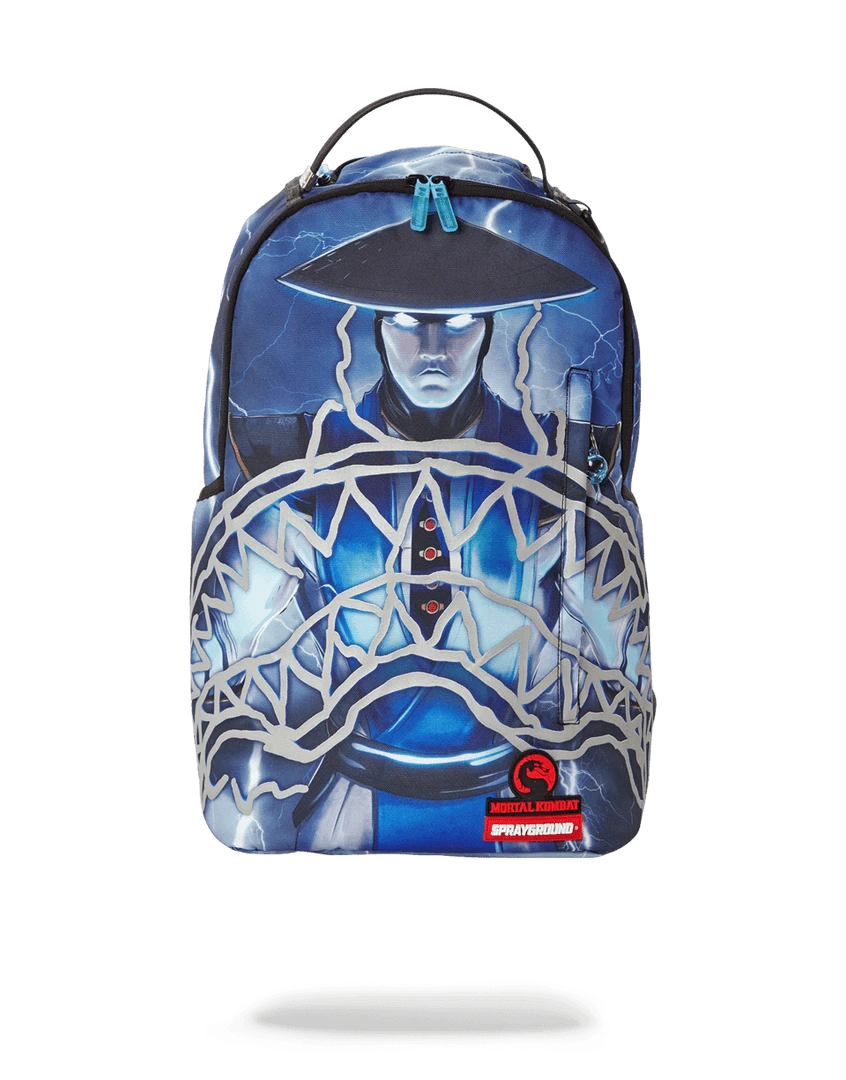 SPRAYGROUND® MORTAL KOMBAT RAIDEN SHARKMOUTH (3M REFLECTIVE) BACKPACKS SPRAYGROUND® MORTAL KOMBAT RAIDEN SHARKMOUTH (3M REFLECTIVE) BACKPACKS