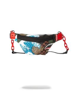 SPRAYGROUND® CAMOKAWA WAVE SHARK CROSSBODY CROSSBODYS