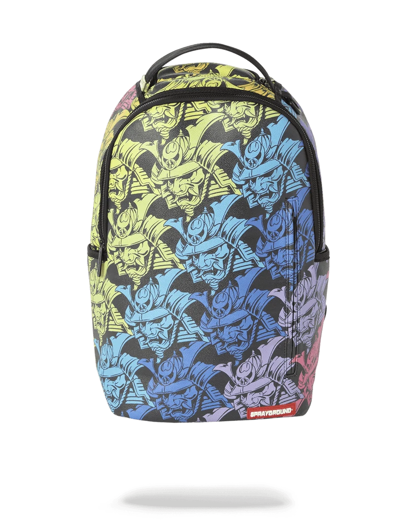 SPRAYGROUND® SAMURAI HEAD REPEAT BACKPACK (ONE OF ONE) 1 SPRAYGROUND® SAMURAI HEAD REPEAT BACKPACK (ONE OF ONE)