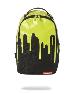 SPRAYGROUND® BACKPACKS GREEN NEON DRIP BACKPACK (ONE OF ONE)