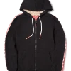 SPRAYGROUND® SHARKTRACK TIGER MONEY ZIPUP HOODIE (BLACK)