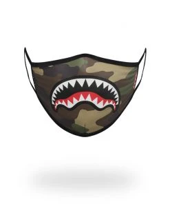 SPRAYGROUND® FACE MASKS CAMO SHARKMOUTH FORM-FITTING MASK
