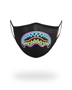 SPRAYGROUND® NEON SHARK FORM-FITTING MASK FACE MASKS
