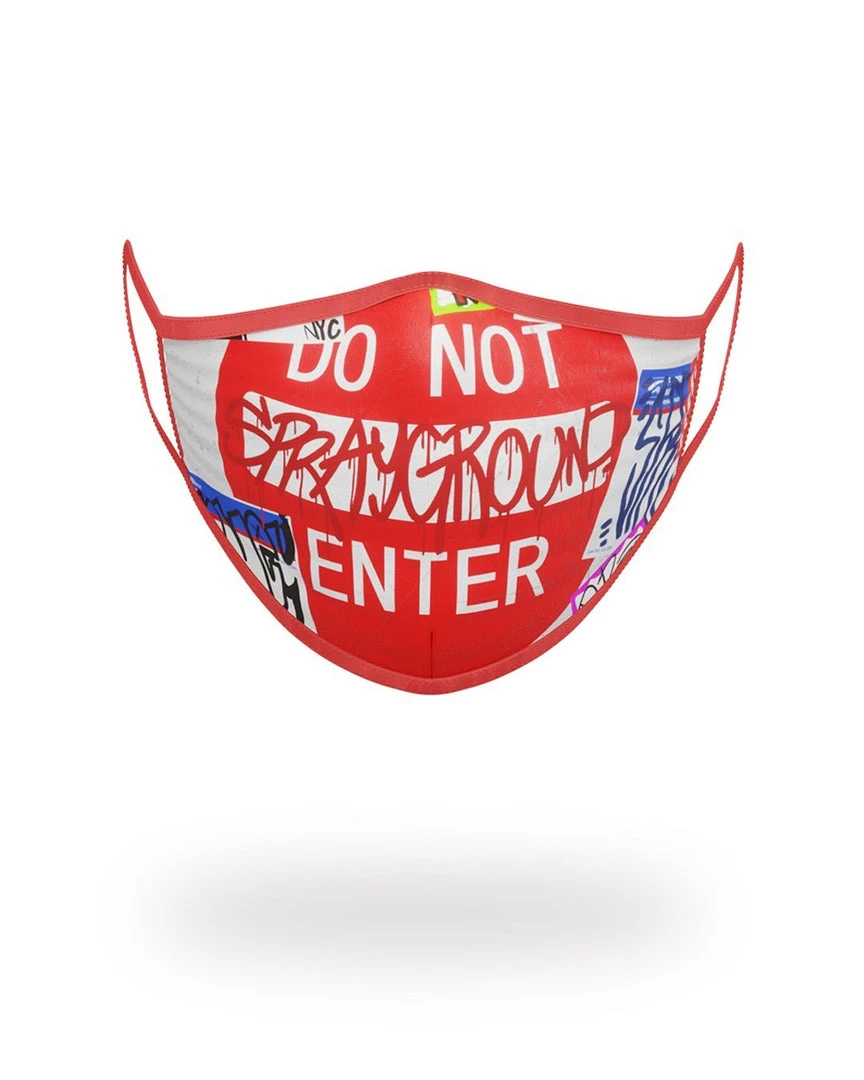 SPRAYGROUND® DO NOT ENTER FORM-FITTING MASK FACE MASKS 1 SPRAYGROUND® DO NOT ENTER FORM-FITTING MASK FACE MASKS