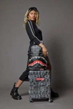 SPRAYGROUND® COLLABS LAQUAN SMITH EMBOSSED CLEAR 3M CARRY-ON