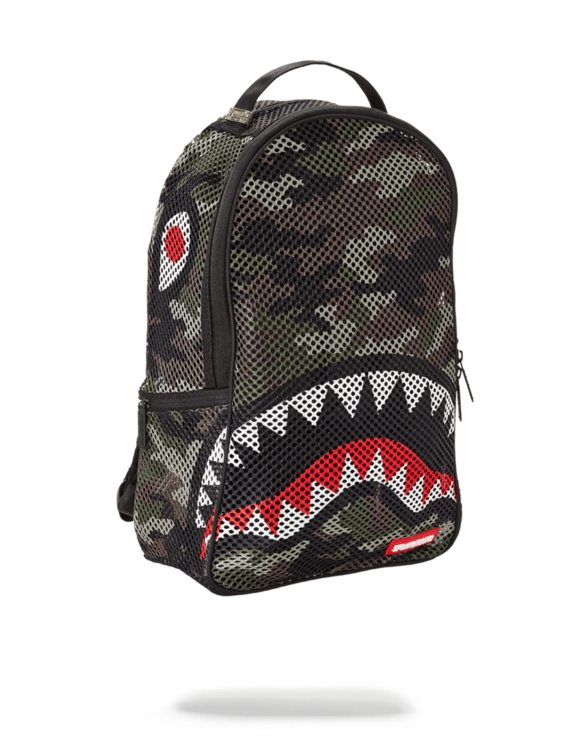 SPRAYGROUND® BACKPACKS CAMO MESH SHARK SPRAYGROUND® BACKPACKS CAMO MESH SHARK