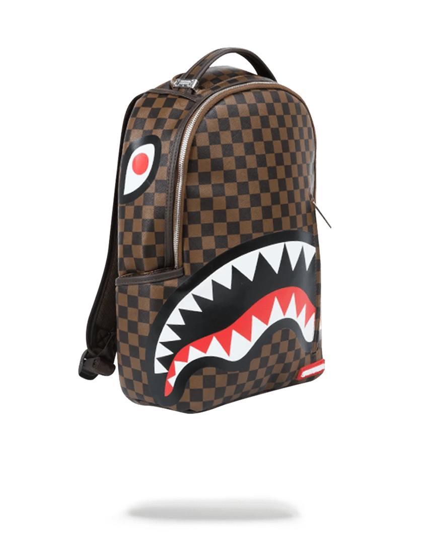 SPRAYGROUND® BACKPACKS SLEEK SHARKS IN PARIS (BROWN) SPRAYGROUND® BACKPACKS SLEEK SHARKS IN PARIS (BROWN)