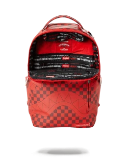 SPRAYGROUND® SHARKS IN PARIS (RED CHECKERED EDITION) BACKPACKS