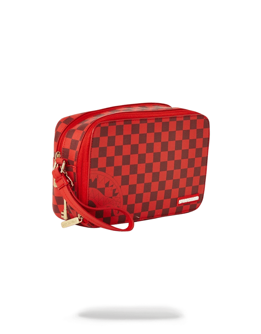 SPRAYGROUND® SHARKS IN PARIS RED TOILETRY AKA MONEY BAGS 2 SPRAYGROUND® SHARKS IN PARIS RED TOILETRY AKA MONEY BAGS