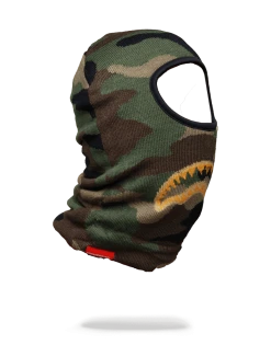 SPRAYGROUND® GOLD KNIT SHARK MOUTH SKI MASK