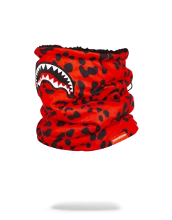 SPRAYGROUND® RED LEOPARD NECK WARMER