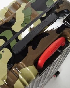 SPRAYGROUND® FULL-SIZE CAMO CARRY-ON RED LUGGAGE BUNDLE LUGGAGE SETS