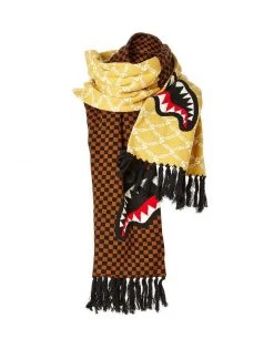 SPRAYGROUND® SPLIT CHECKERED SHARK SCARF SKI MASKS