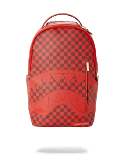 SPRAYGROUND® SHARKS IN PARIS (RED CHECKERED EDITION) BACKPACKS