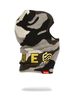 SPRAYGROUND® DESTROY SKI MASK (GOLD CAMO)