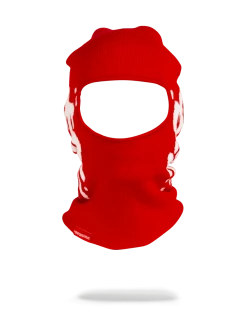 SPRAYGROUND® MONEY DRIP SKI MASK (RED)