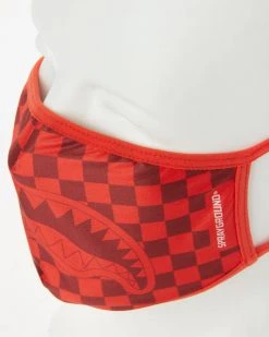 SPRAYGROUND® SHARKS IN PARIS (RED) FORM-FITTING MASK