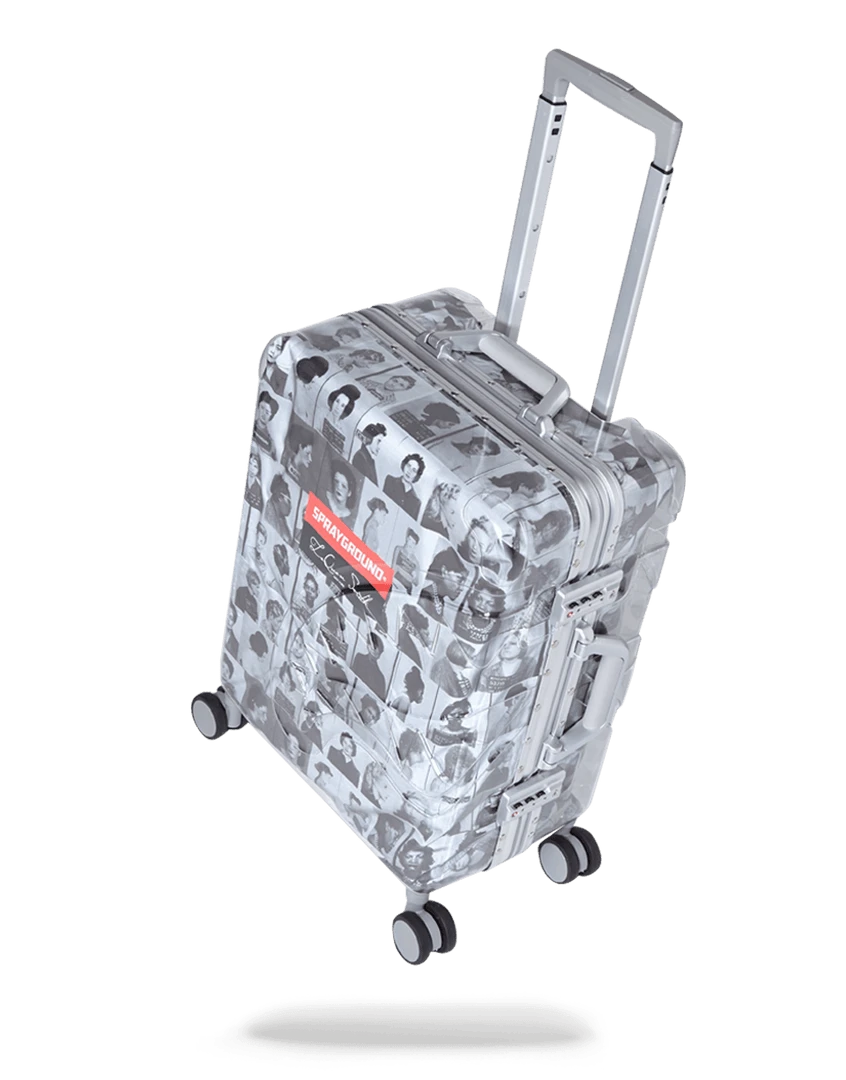SPRAYGROUND® COLLABS LAQUAN SMITH EMBOSSED CLEAR 3M CARRY-ON SPRAYGROUND® COLLABS LAQUAN SMITH EMBOSSED CLEAR 3M CARRY-ON