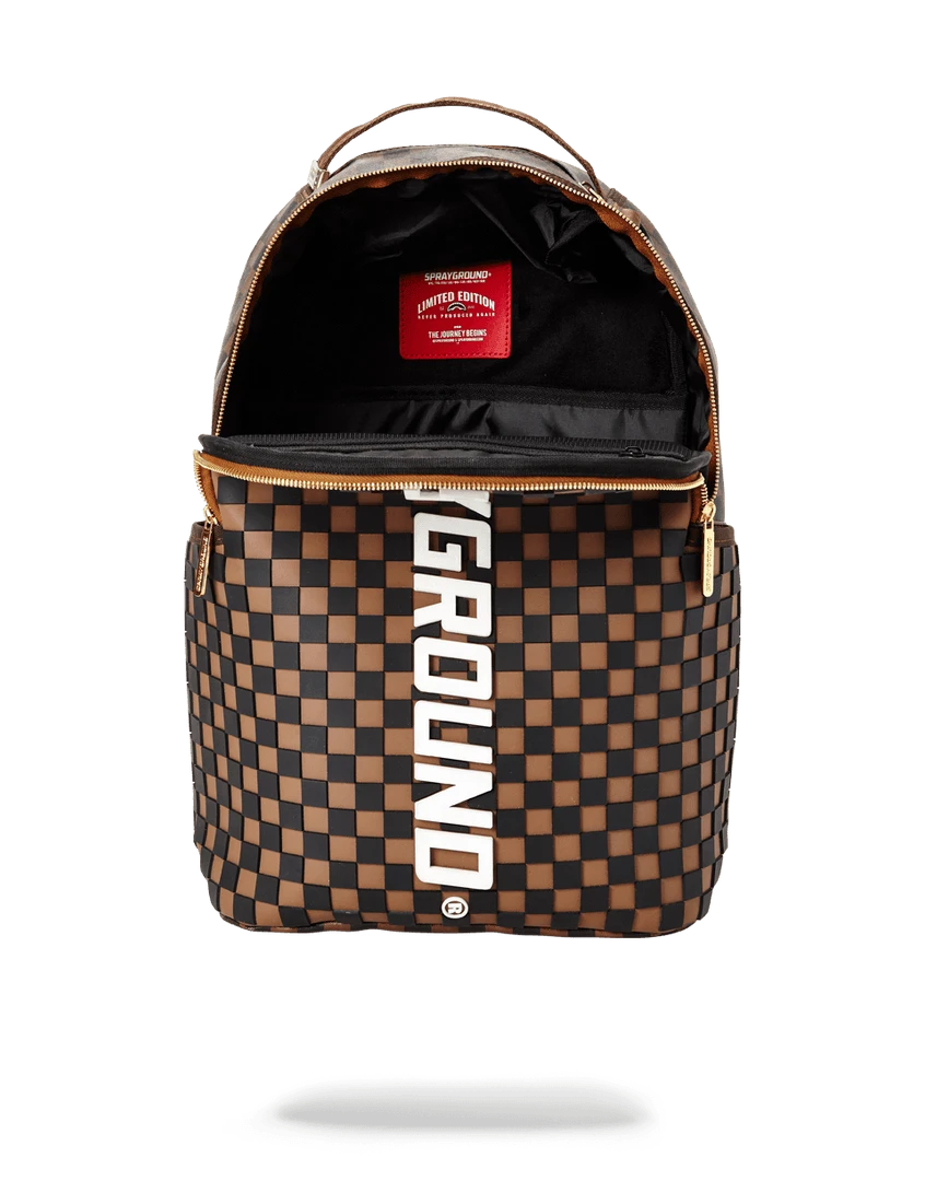 SPRAYGROUND® 3D MOLDED RUBBER CHECKERED LOGO SPRAYGROUND® 3D MOLDED RUBBER CHECKERED LOGO