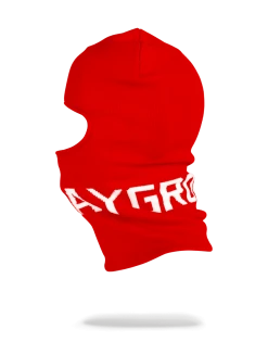 SPRAYGROUND® RED SPRAYGROUND LOGO SKI MASK SKI MASKS