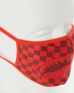 SPRAYGROUND® SHARKS IN PARIS (RED) FORM-FITTING MASK