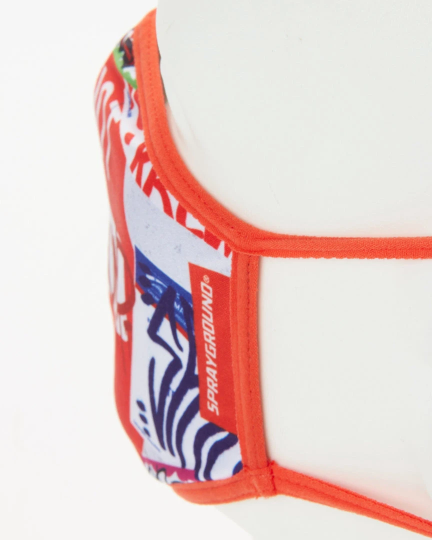 SPRAYGROUND® DO NOT ENTER FORM-FITTING MASK FACE MASKS 4 SPRAYGROUND® DO NOT ENTER FORM-FITTING MASK FACE MASKS