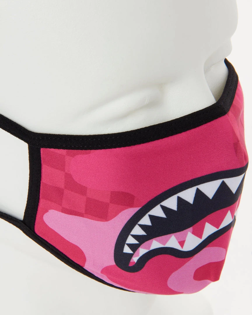 SPRAYGROUND® FACE MASKS PINK ANIME SHARK FORM-FITTING MASK 4 SPRAYGROUND® FACE MASKS PINK ANIME SHARK FORM-FITTING MASK