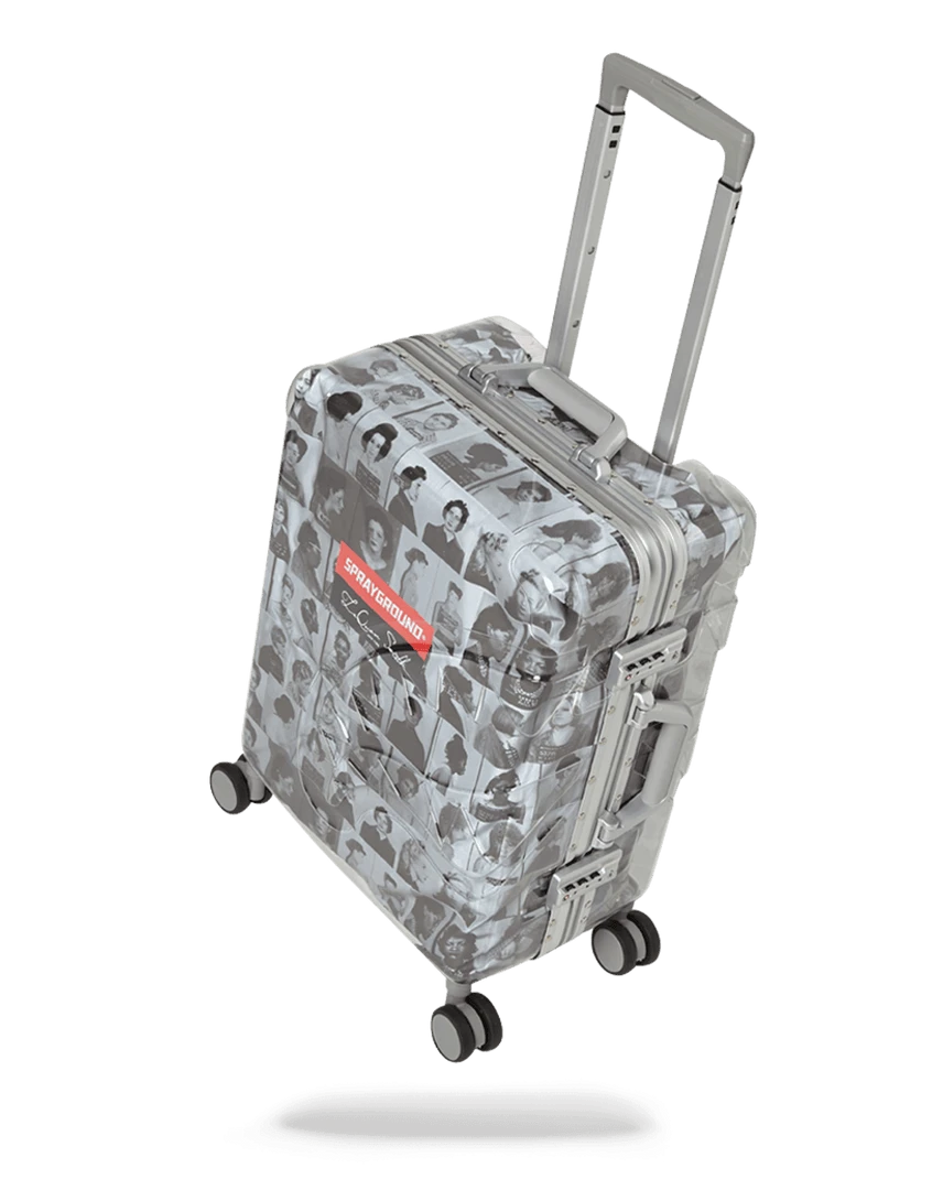 SPRAYGROUND® COLLABS LAQUAN SMITH EMBOSSED CLEAR 3M CARRY-ON SPRAYGROUND® COLLABS LAQUAN SMITH EMBOSSED CLEAR 3M CARRY-ON