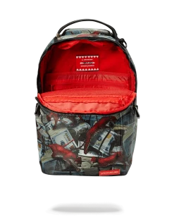 SPRAYGROUND® BACKPACKS RED LEOPARD MONEY