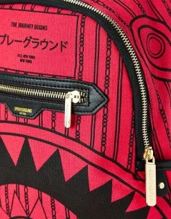 SPRAYGROUND® PINK REVERSE SHARKS IN PARIS SAVAGE 4 SPRAYGROUND® PINK REVERSE SHARKS IN PARIS SAVAGE