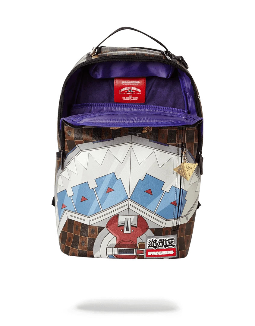 SPRAYGROUND® YU GI OH DUAL DISK SHARK BACKPACKS SPRAYGROUND® YU GI OH DUAL DISK SHARK BACKPACKS