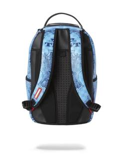 SPRAYGROUND® IN GOD WE TRUST BLUE BACKPACK (ONE OF ONE)