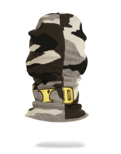 SPRAYGROUND® DESTROY SKI MASK (GOLD CAMO)